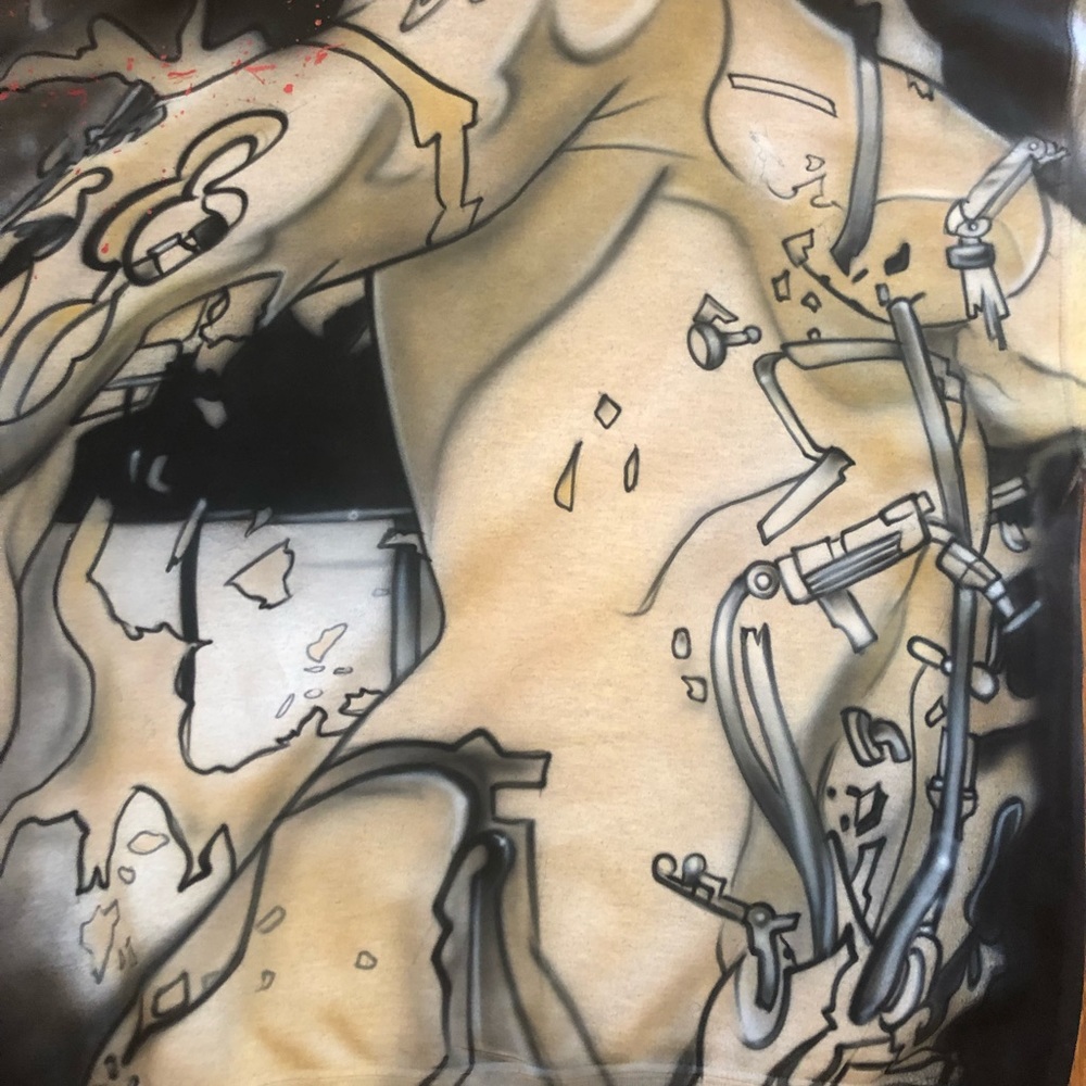 Custom 1of 1 Airbrushed Ghost In The Shell Anime … - image 4